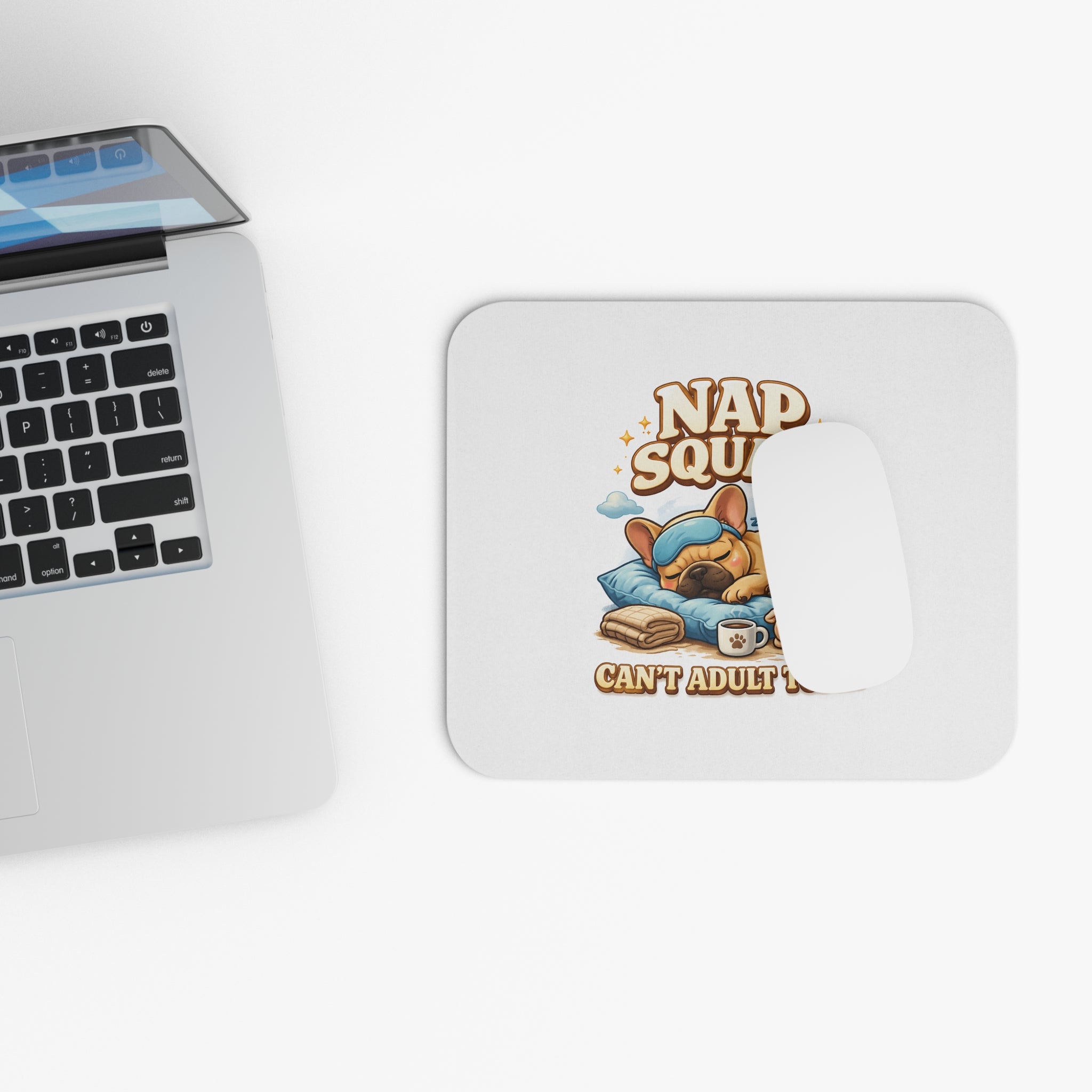 Nap Squad Cute French Bulldog Desk Mat