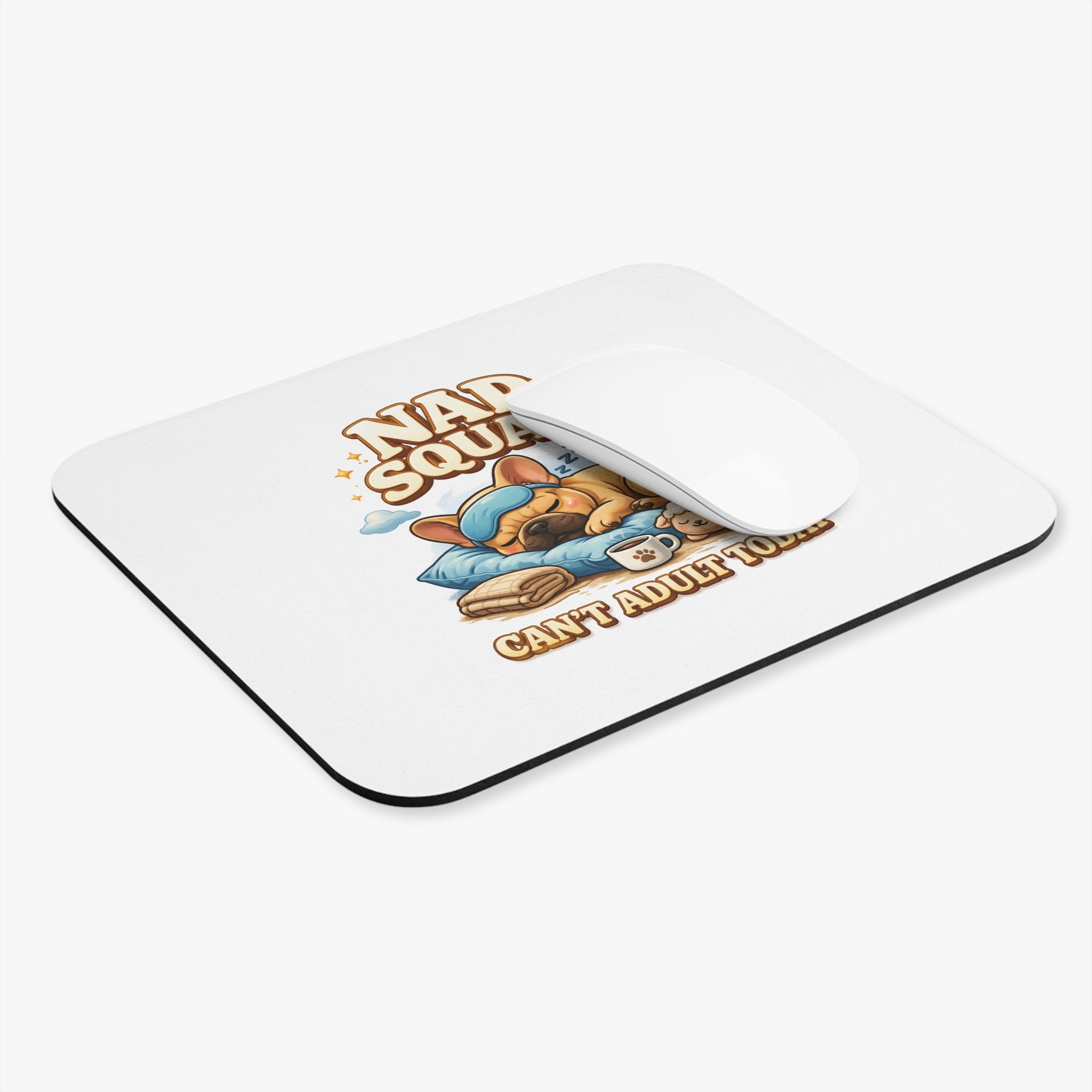 Nap Squad Cute French Bulldog Desk Mat